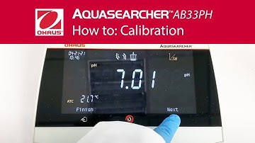 How to: Calibration - OHAUS AquaSearcher Water Analysis Bench Meters (AB33PH)