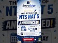 NTS NAT 5 2026Result Announced 📢 on 25 May #nts #ntsnat 5 #nts nat 5 result #viral #shorts #trending