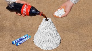 Coca-Cola Vs Mentos Volcano | Best Coca-Cola Experiments