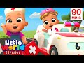 Las Ruedas De La Ambulancia 🚑 | Canciones Infantiles Para Aprender | Little World En Español