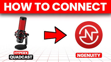 How To Connect HyperX Quadcast To Ngenuity (How To Setup And Install HyperX Quadcast With Ngenuity)