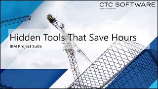 BIM Project Suite: Hidden Tools That Save Hours