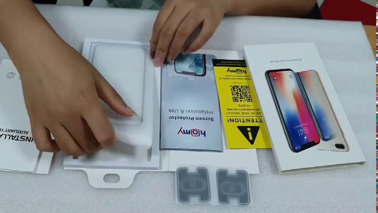 Anti Blue Light screen Protector for iPhone Unboxing and installation