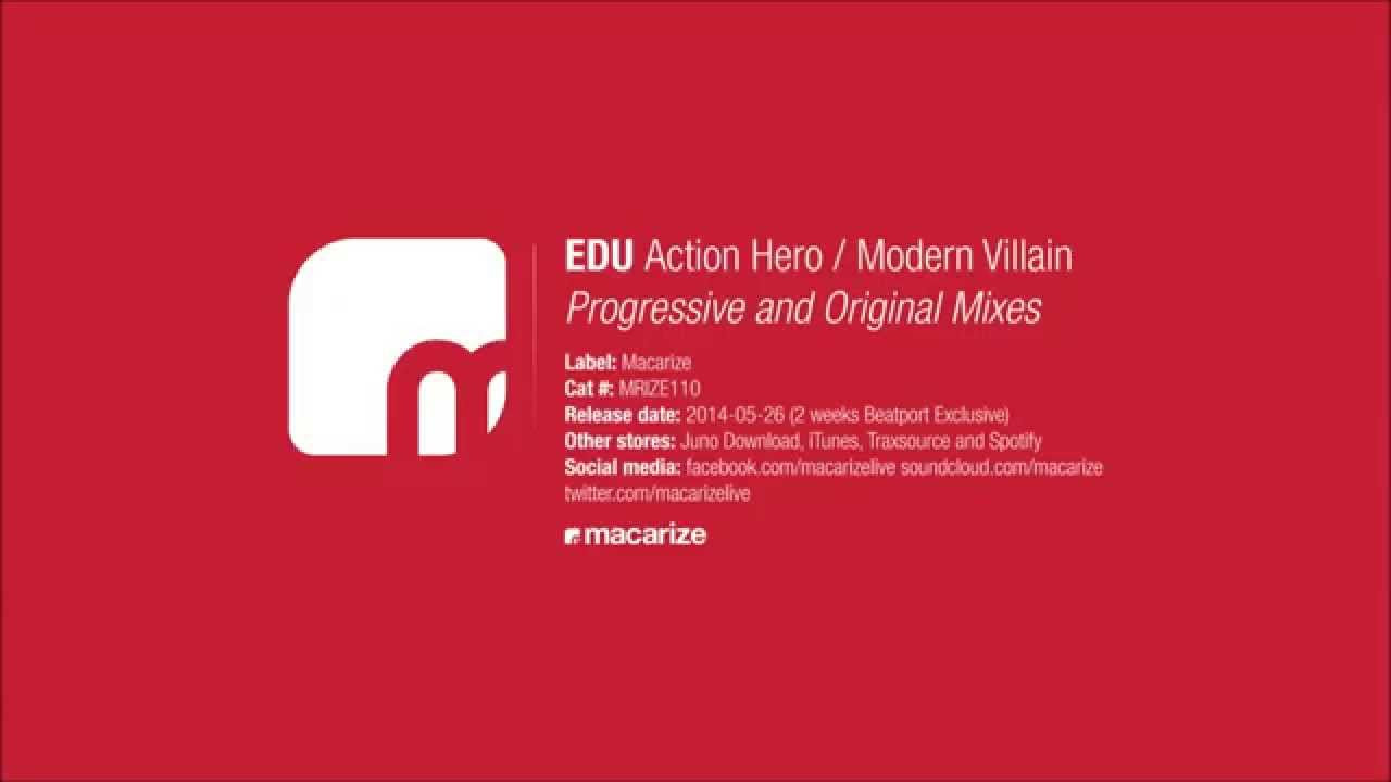 EDU   Modern Villain Original Mix
