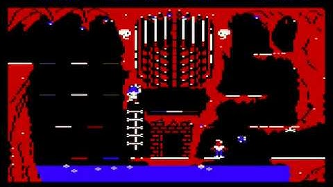 Atari 8-bit The Goonies (Datasoft) level 6 solution