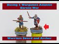 Basing 2 Wargames Atlantic Barons War Warriors Sword and Archer