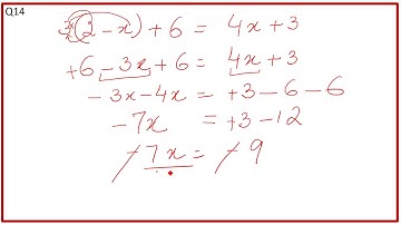 Applied Finite Math 1010: Chapter 1: Excecise 1.1 Q (14 & 15): English