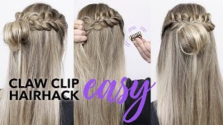 Claw Clip Hair Hack #shorts