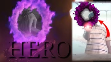 Hero: game mode on Invisidle Body effect with kinemaster | Hero game mode on