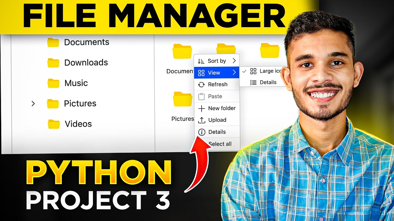 File Management App In Python | Python Project for Beginners - YouTube