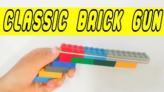 How to make a CLASSIC BRICK ONLY Lego Gun (TUTORIAL)