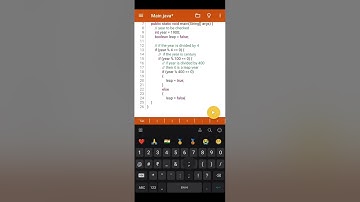 Java Program to Check Leap Year | Java program example | Java Tutorial | Shorts