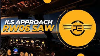 ILS Approach RW06 Istanbul Sabiha ! (Night Landing) #b737 #sabihagökçenhavalimanı