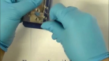 Assembly of the flow cell system TU Dresden