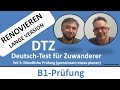 Deutsch lernen b1prfung dtz  mndliche prfung  renovieren gemeinsam etwas planen