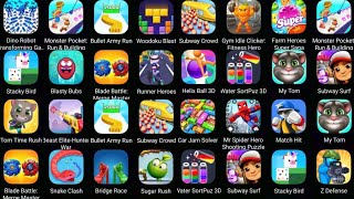 Dino Robot Tranfoming Games,Stacky Bird,Bullet Army Run,Monster Pocket,Blasty Bubs,Woodoku Blast screenshot 2