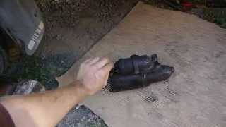 How to take off starter off of chevy s-10 / isuzu hombre HD PT2 (Starter is off)