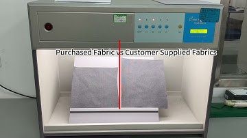 How We Test Fabric Color with Standard Light Source Color Box
