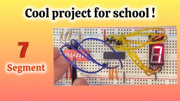 How to build a 7 segment display decoder on breadboard