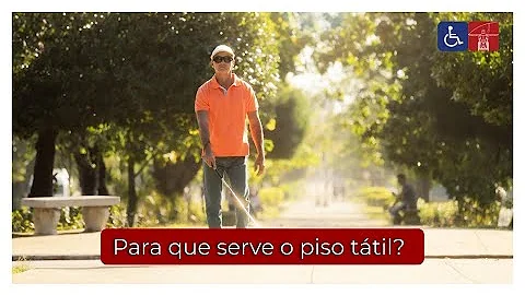 Quais são as características e funções do piso tátil de alerta?