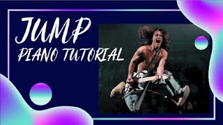 How to play Jump - Van Halen Piano tutorial