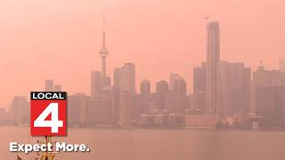 Concerns amid high heat & wildfire smoke in Metro Detroit