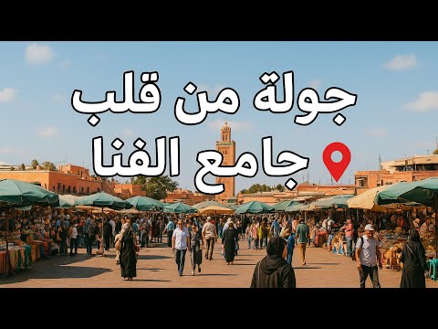 من قلب جامع الفنا إنضمو اليى في جولة ممتعة