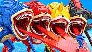 ENTRANDO en TODOS LOS SHIN SONIC en Lego (Shin Sonic mod) | Brick Trick Español