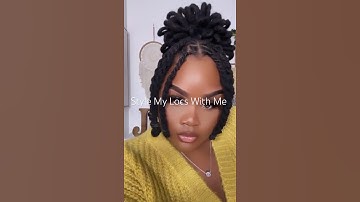 LOC TUTORIAL: Two Strand Twist w/ Loc Petal Bun | IamJackieCymone