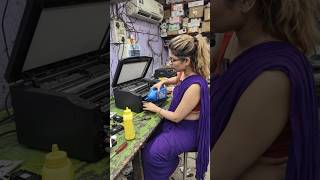 How refill ink in Epson L8050 printer #shorts #shortsfeed #viralprinterwali