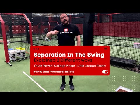 Explaining Separation in the Baseball Swing - 3 Different Ways