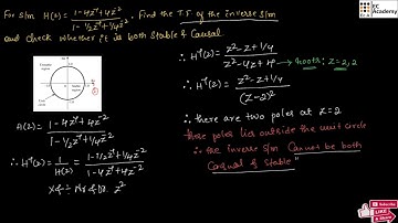 problem - 5 Transform analysis of discrete LTI system in signals and systems || EC Academy
