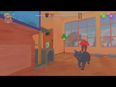 Cat From Hell - hiding in the kitchen
