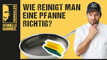 Wie reinige ich eine beschichtete Pfanne?