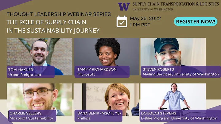 The Role of Supply Chain in the Sustainability Journey Webinar