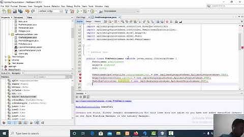 Pembuatan JinternalFrame aplikasi perpustakaan menggunakan Netbeans