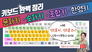 29. 컴퓨터 기초 - 키보드의 모든 키 완벽 정리! 상황에 맞는 키를 찾아 누를 수 있어요!