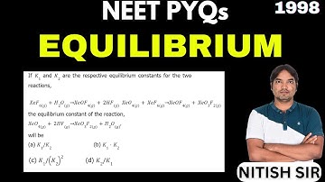 If K1 and K2 are the respective equilibrium constants for the two reactions,