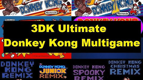 3DK Donkey Kong Ultimate Multigame Kit - Menu Walk Thru