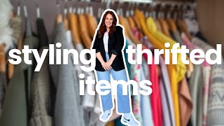 Styling Items I NEVER WEAR! from my 100% thrifted wardrobe!