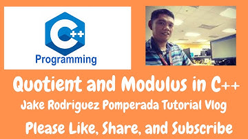 Quotient and Modulus in C++