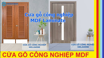 🆗 Giá 1.700 đồng/m2 bộ cửa gỗ công nghiệp MDF Melamine SaiGonDoor Cao Cấp gỗ công nghiệp An Cường
