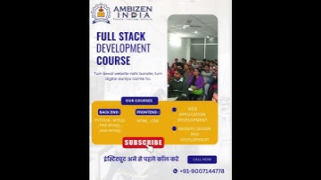 Top Full Stack Development Institute with Placement Support Delhi | Book Appointment 9007144778
