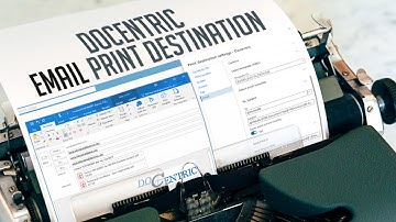 Advanced functional training: Email print destination