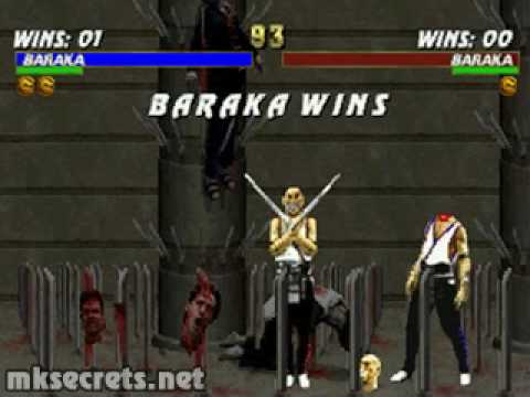 Mortal Kombat 9 - MK1 Baraka Fatalities #gamingontiktok #mortalkombat1