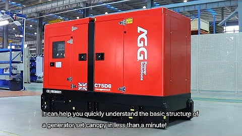 The Basic Structure of AGG E Type Generator Set Canopy