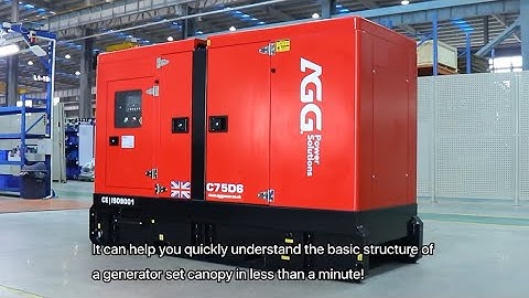 The Basic Structure of AGG E Type Generator Set Canopy