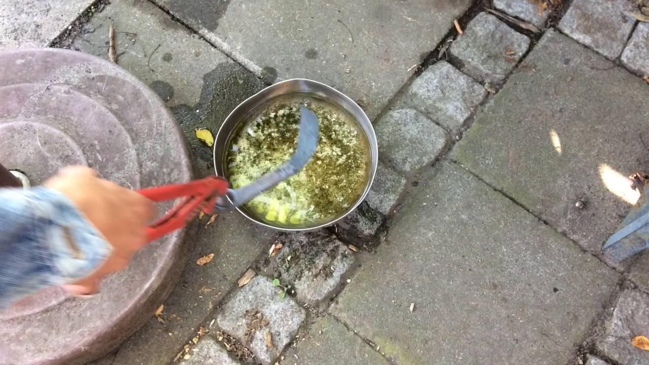 Karambit made out of a wrench My first blacksmithing 😇⚒ YouTube