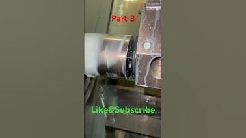 (Part 3) Rough ID CNMG 432 Boring Bar #machine #cncmachine #youtube #technology #fyp
