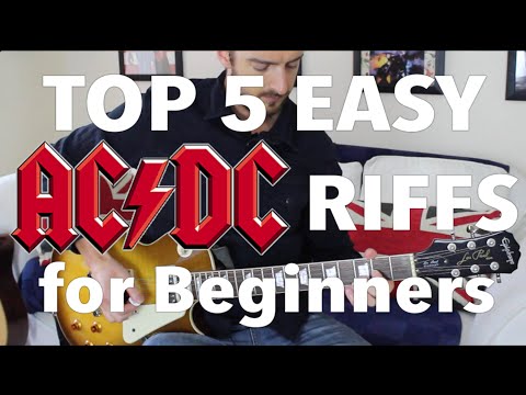 5 EASY AC/DC Songs for Beginner Guitar